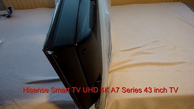 Hisense 4K UHD A7 43 Inch Smart TV - Unboxing