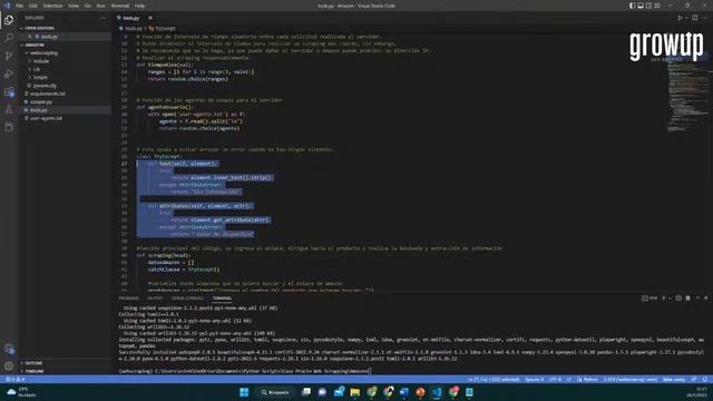 Web Scraping con Python Aplicado Amazon смотреть онлайн