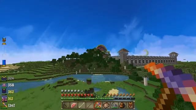 Выживание в Майнкрафт с модами Летающие динозавры и Осмотический стол зачарования 26 серия смотреть онлайн