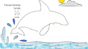 Как нарисовать косатку?