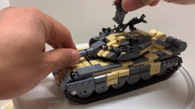 Battle Brick Customs, T-72 Tank long review, comparion, and MOD смотреть онлайн
