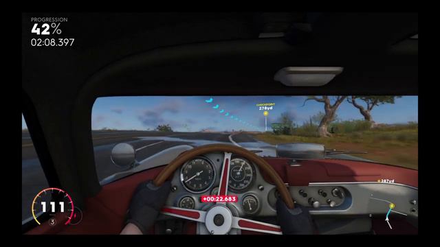 The Crew 2 Canyon Special Street Race in a 1955 Mercedes-Benz 300 SLR Coupe 1st person wheel смотреть онлайн