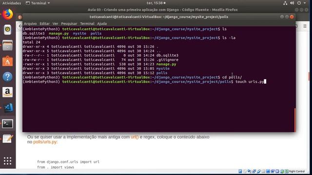 03 - Curso de Django - Criando uma primeira aplicação com Django смотреть онлайн