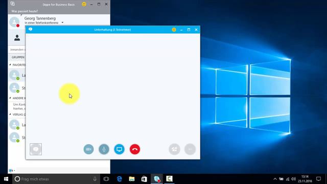 Mit Skype for Business Konferenzen durchführen смотреть онлайн