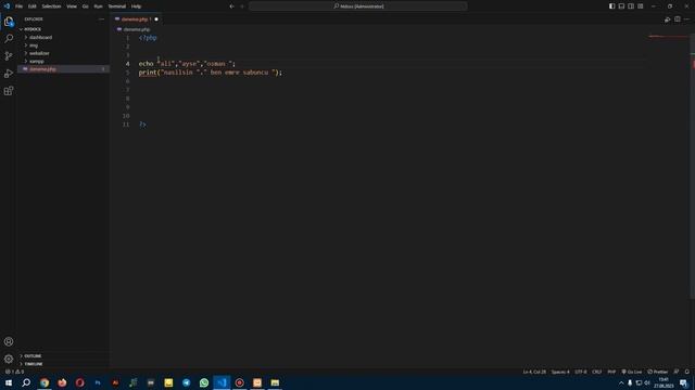 10- Php Dersleri - Echo ve Print Farkı смотреть онлайн