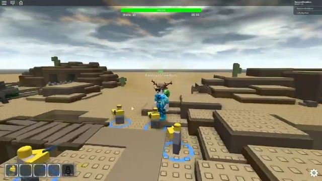 Лантаб против зомби! Роблокс Tower Tower Defense! смотреть онлайн