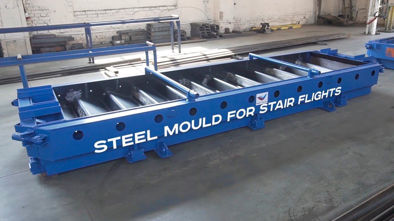 Horizontal moulds for stair flights by M-Konstruktor Plant смотреть онлайн