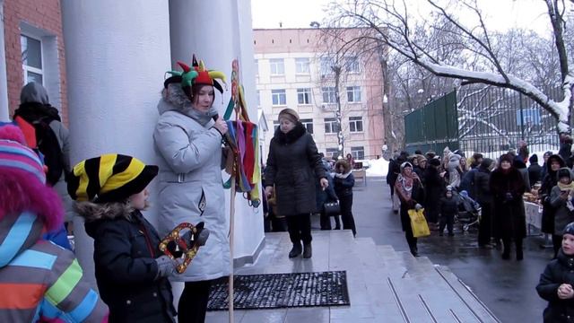 Школа им. Поповича. 17.02.2017. Масленица. (1) смотреть онлайн
