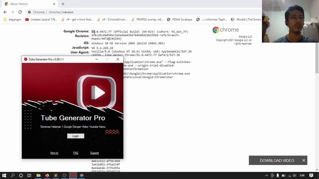 Cara Update Manual Chromedriver смотреть онлайн
