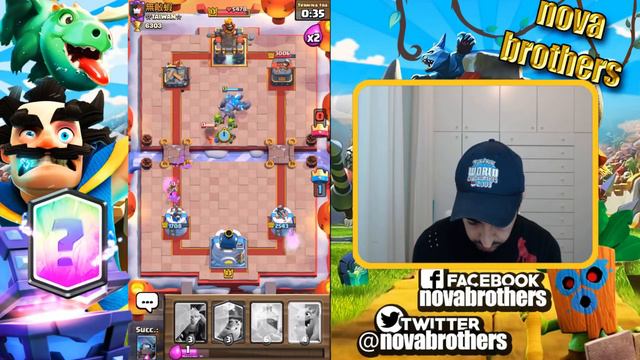 NOME a COLORI!?!? SCALATA DI FINE SEASON 6600 COPPE!! Clash Royale ITA смотреть онлайн