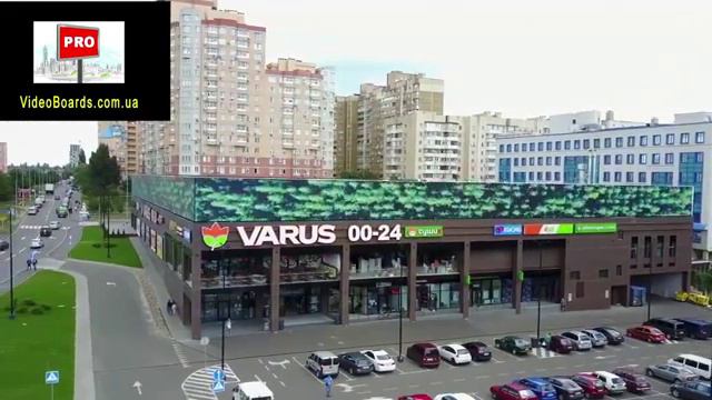 Медиа-фасад ТЦ Академ СИТИ пр.Академика Палладина смотреть онлайн