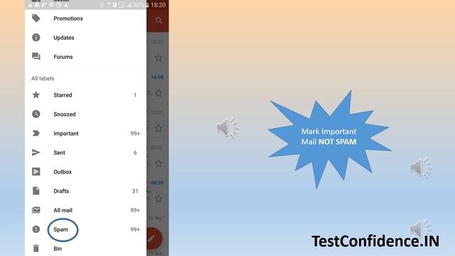 Check Spam Folder From Mobile смотреть онлайн