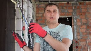 Наращиваем вводной кабель.