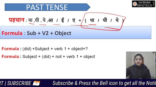 MP SI, Jail Prahari, GROUP-2, 3, 5 - ENGLISH TENSE By Naina Mam