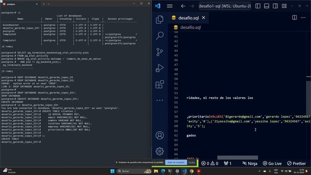 Desafio 1 SQL смотреть онлайн
