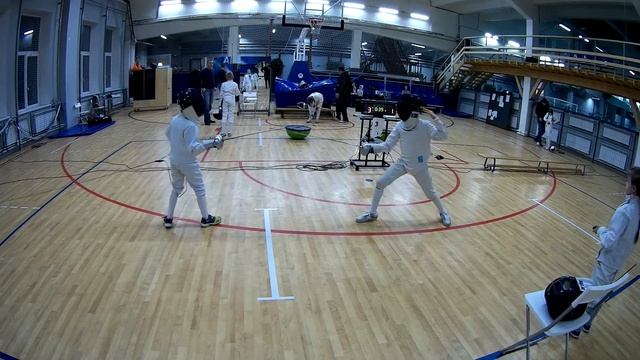 Тренировочный бой, шпага, клуб Метрополис, 08.01.2019 смотреть онлайн