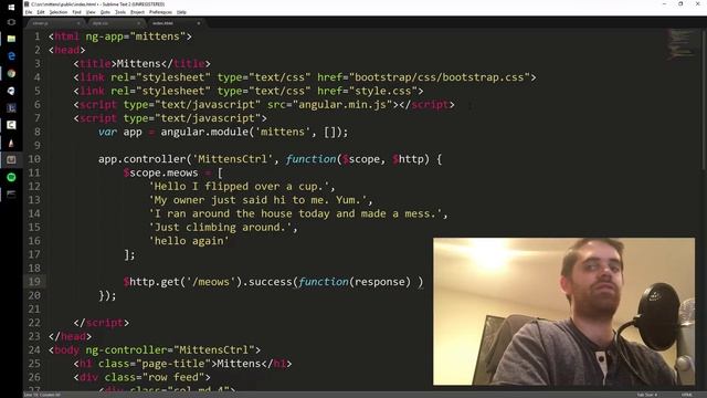 5/13: Creating a JavaScript API Route on the Server смотреть онлайн