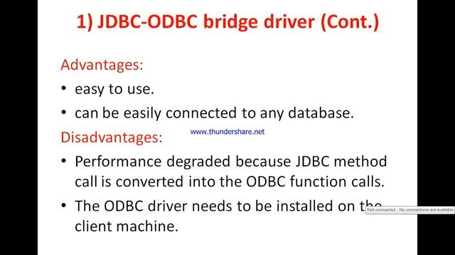 Types of jdbc drivers | Chapter 5| Java database Connectivity смотреть онлайн