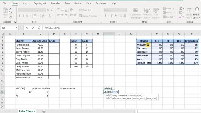 Excel INDEX function - The ultimate guide to master INDEX formula смотреть онлайн