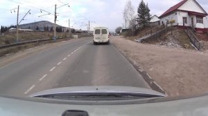 Город Усть-Кут.Езда по дороге от Старого Усть-Кута до Лены