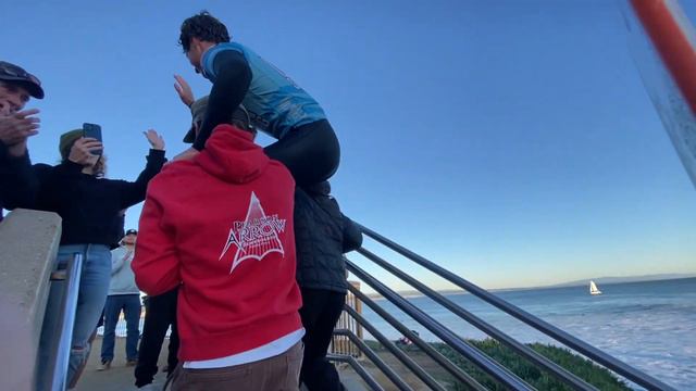 Santa Cruz’s Adam Bartlett chaired after USA Surfing Prime win смотреть онлайн