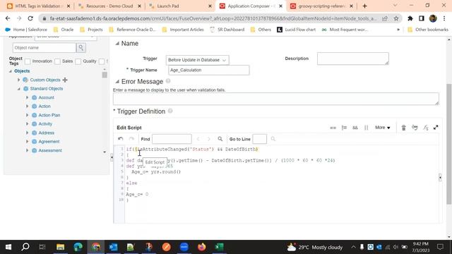 10 - Field Triggers and Object Triggers in Fusion Cloud Groovy смотреть онлайн