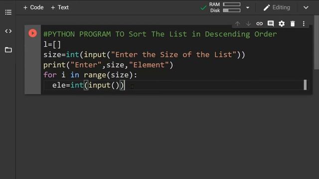 python list program : sort list in descending order | sort method in python смотреть онлайн