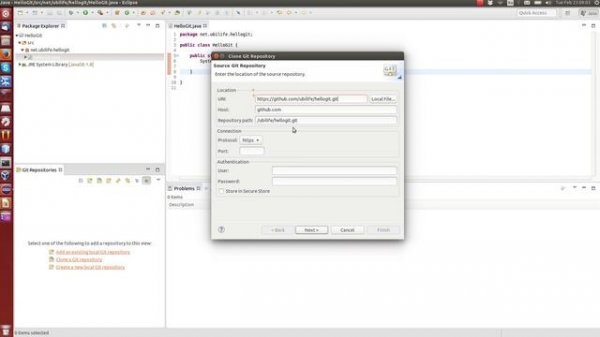 Git tutorial 1: creating github repo and sharing project in Eclipse 4.5.1