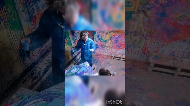 Создание интерьерной картины в экспрессивном стиле смотреть онлайн