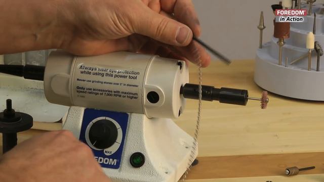 Foredom Presents Wayne Werner Using The K.3340 Bench Lathe Kit -Segment 5
