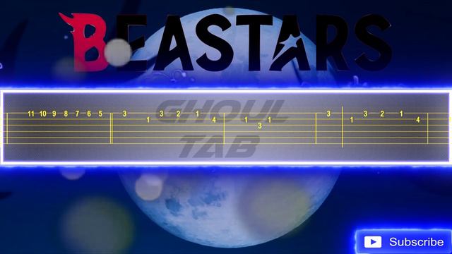 Beastars Opening 1 - Wild Side (Guitar Tab 譜 Tutorial) смотреть онлайн