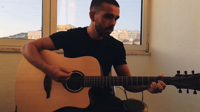 The Beatles - While My Guitar Gently Weeps (acoustic cover) смотреть онлайн