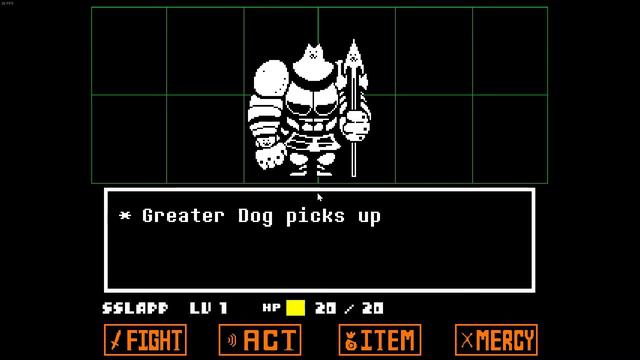 Undertale - No Hit Greater Dog (Pacifist) смотреть онлайн