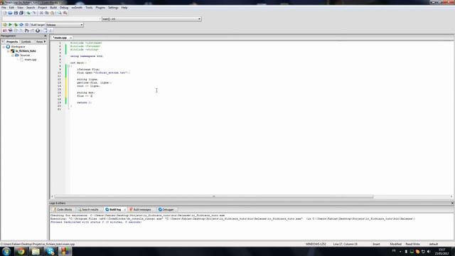 Tuto C++ #5 _ lire et écrire dans un fichier [FULL HD] l par lucyjohn428 смотреть онлайн