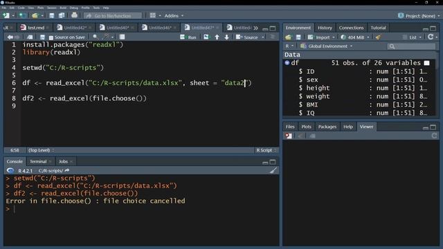 Import data from an Excel worksheet into R - all you need to know смотреть онлайн