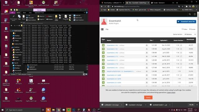#2 Sådan Laver Du en Minecraft Server På Windows, (Craftbukkit, essentials og worldedit installatio смотреть онлайн