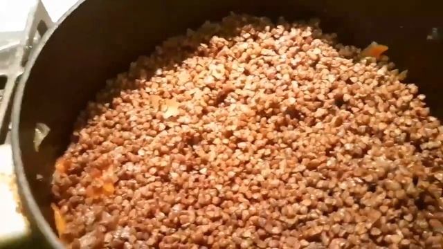 Плов из гречки с мясом! Гречневая каша с мясом по-узбекски в казане!