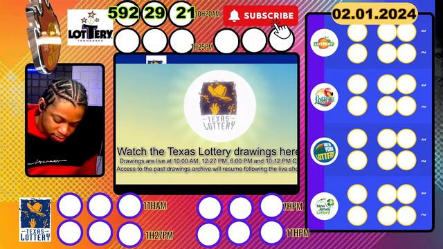 RESULTAT LOTTERY TEXAS 02 JANVIER 2024 #resultat #lotter смотреть онлайн