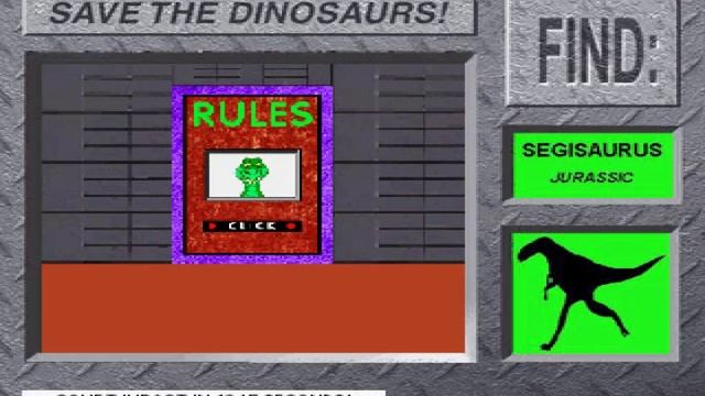 Save The Dinosaurs! From 3-D Dinosaur Adventure MS-DOS/Packard Bell Version Part 1 смотреть онлайн