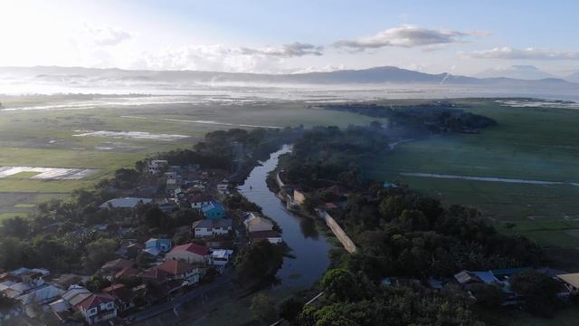 Explore some of the Arial scenic view of Morong Town - 4K смотреть онлайн