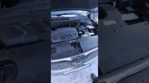 Запуск дизеля Kia Sorento в мороз минус 24-27. Двигатель D4HB. Январь 2024 г.