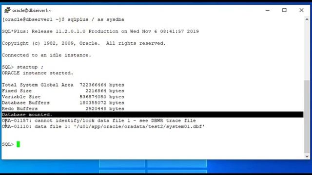 RMAN: Performaing Database level recovery with current Control file смотреть онлайн