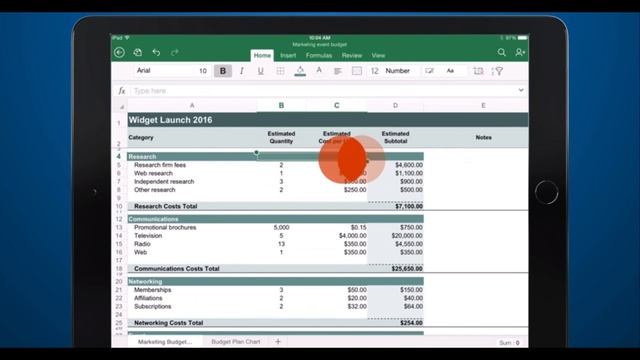 Edit an Excel Sheet on an iOS Device смотреть онлайн