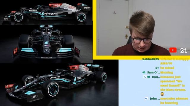 Mercedes W12 Reveal 2021 LIVE Reaction смотреть онлайн