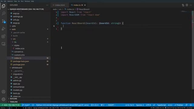 [5] Building a collaborative whiteboard | Django Typescript смотреть онлайн