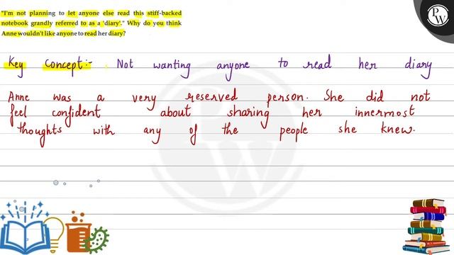 Why does Anne provide a brief sketch of her life before formally writing her diary?
\( \mathrm{O... смотреть онлайн