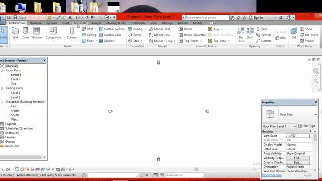 LESSON 1- REVIT USER INTERFACE смотреть онлайн