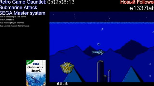 Retro Game Gauntlet (2 День, Sega MS) - Submarine Attack смотреть онлайн