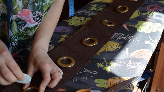 Шторы на люверсах в домашних условиях, своими руками. смотреть онлайн