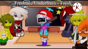 Undertale reacts to Sans AUs! // 1k subs special // Song: King // Enjoy ^^